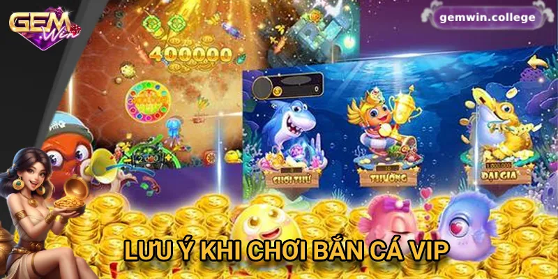 Top 5 Mẹo Chơi Bắn Cá VIP Dễ Thắng Nhất Tại Gemwin 3 Một số lưu ý để chơi bắn cá VIP không gặp rủi ro