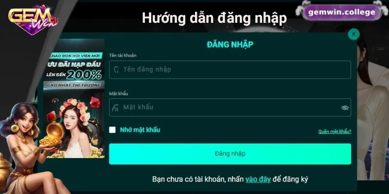 Những Lưu Ý Quan Trọng Giúp Đăng Nhập Gemwin An Toàn 1 Quy trình đăng nhập Gemwin chi tiết